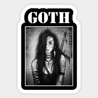 Goth Sticker